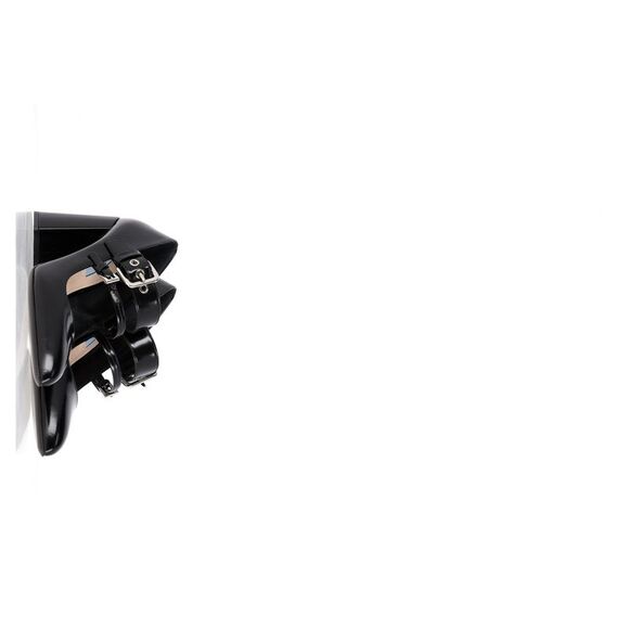 Prada Double Strap Mary Jane Block-Heeled Pumps in Black Leather - Picture 3 of 12